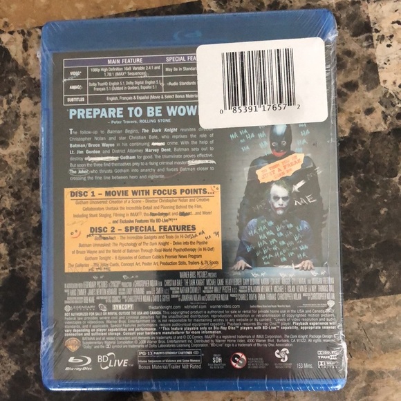 Brand new Dark Knight on Blue Ray - Picture 5 of 6